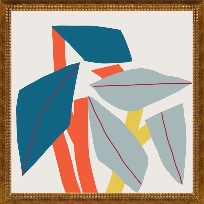 Colourful leaves by Jessica Nielsen for Artfully Walls