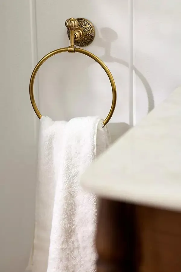 Eloise Brass Towel Ring