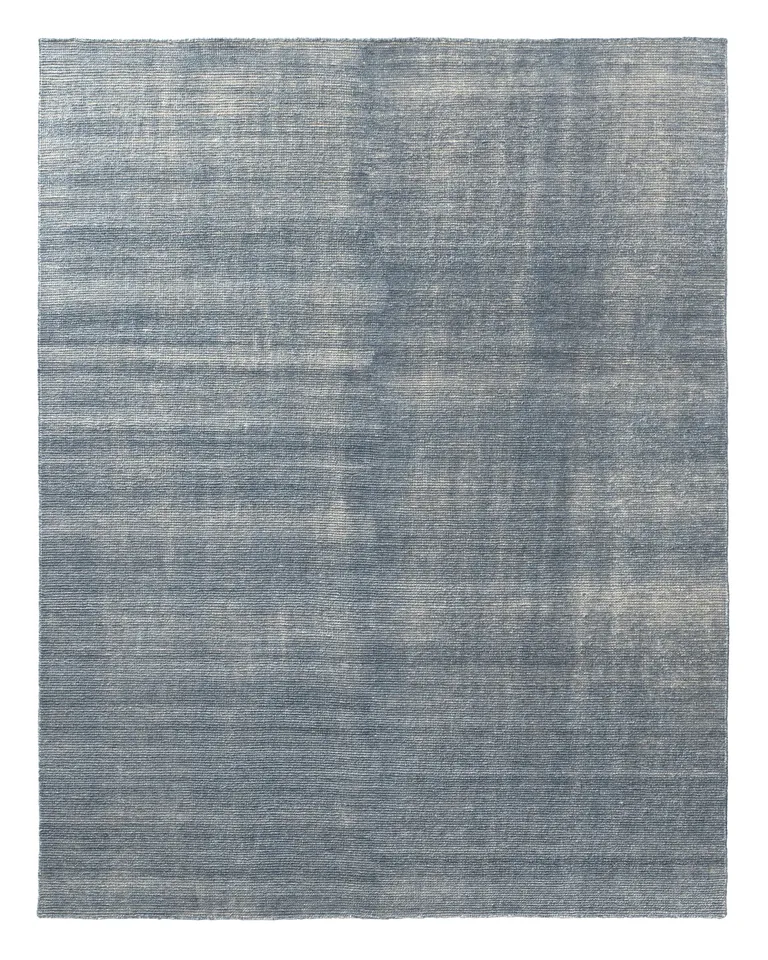 Limon RBC12 Handmade Outdoor Solid Blue Area Rug (9'6"x13'6")