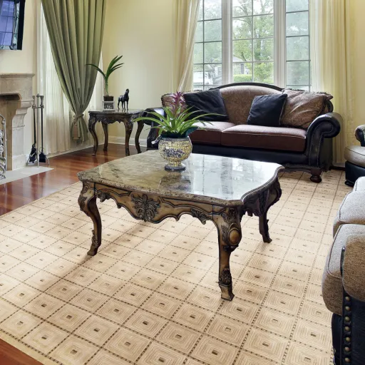 Mugal Brown Indoor 5' x 8' Handmade Rug