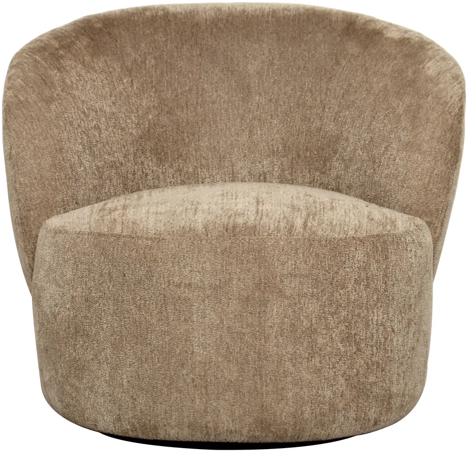 Kamise Polyester 30"H x 31"W x 32"D Swivel Chair