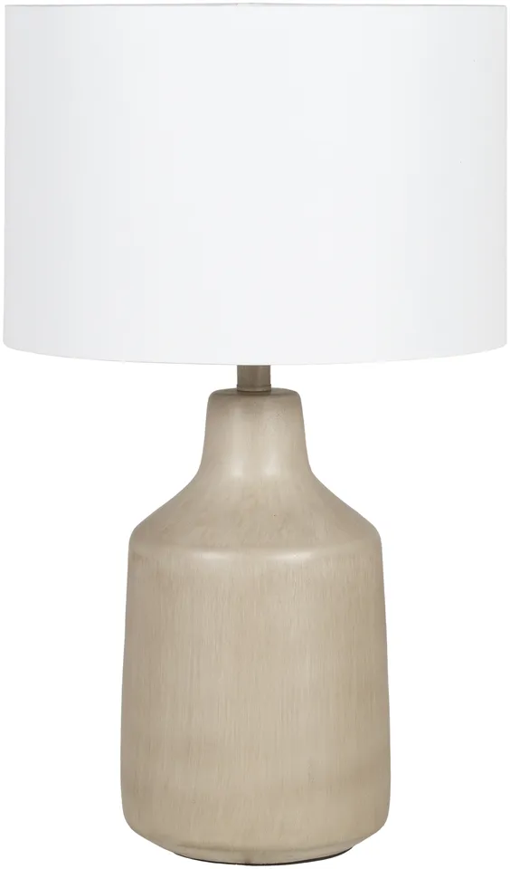 Foreman Beige Hand Finished 25"H x 15"W x 15"D Accent Table Lamp