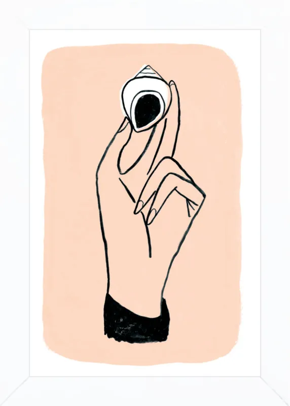 My Hand is My Face by Michael Doyle - Apartment On Belmont for Artfully Walls