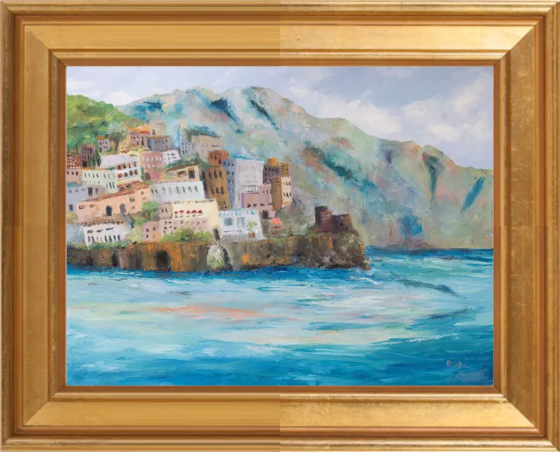 Amalfi Coast by Renee A Ortiz for Artfully Walls