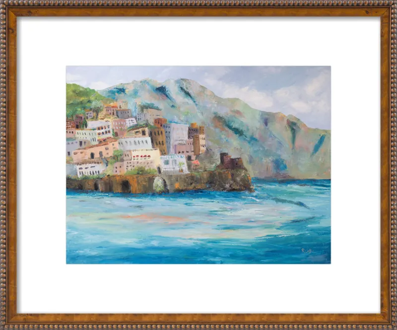 Amalfi Coast by Renee A Ortiz for Artfully Walls