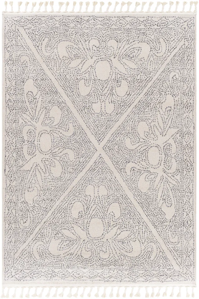 Euphoria Beige Indoor 2'7" x 7'3" Machine Woven Rug