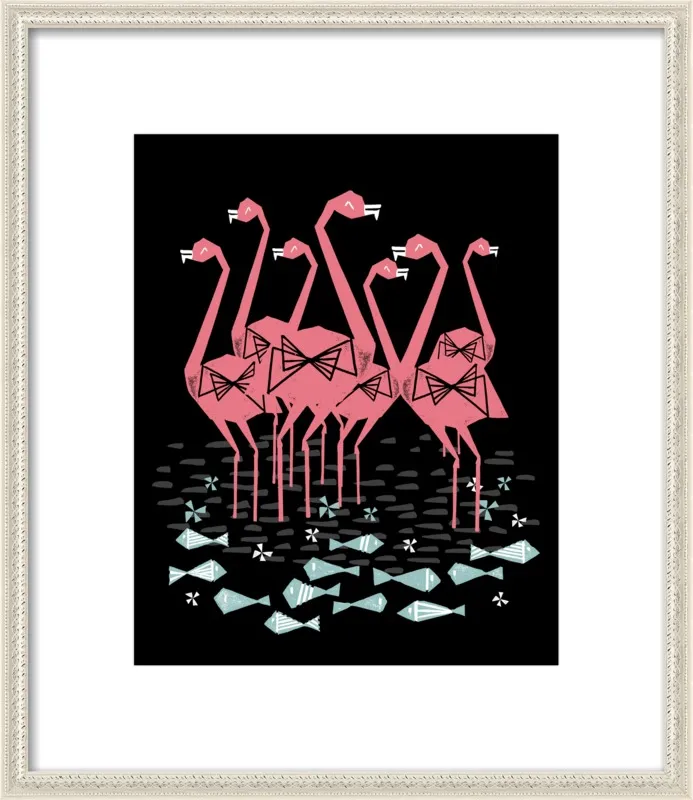 Flamingos by Andrea Lauren for Artfully Walls