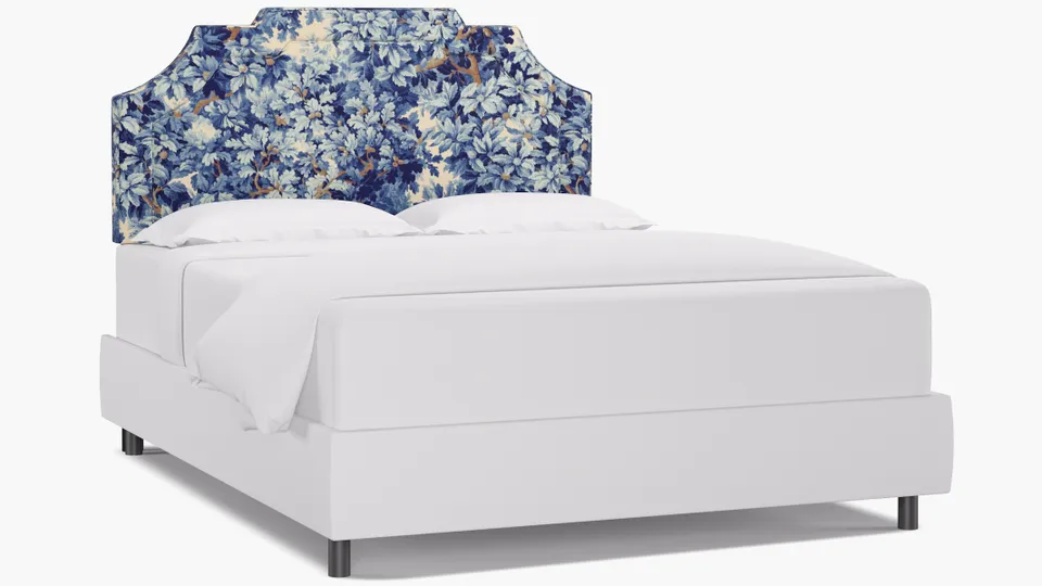 Art Deco Headboard, Limoges Bois De Chene, Queen