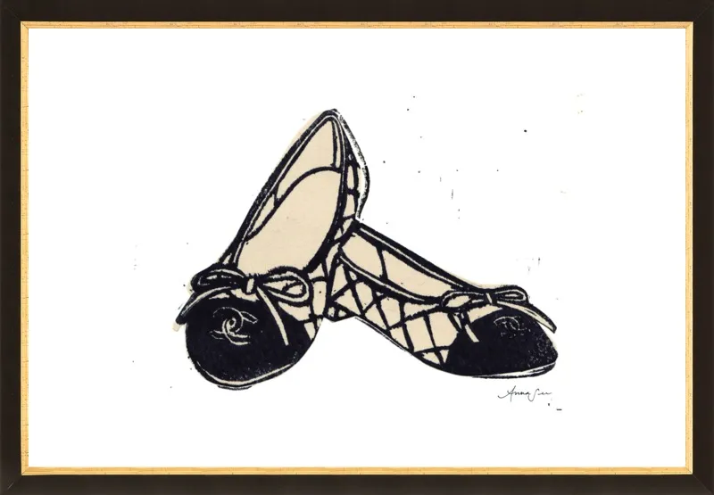 Chanel Ballet Flats by Anna See for Artfully Walls