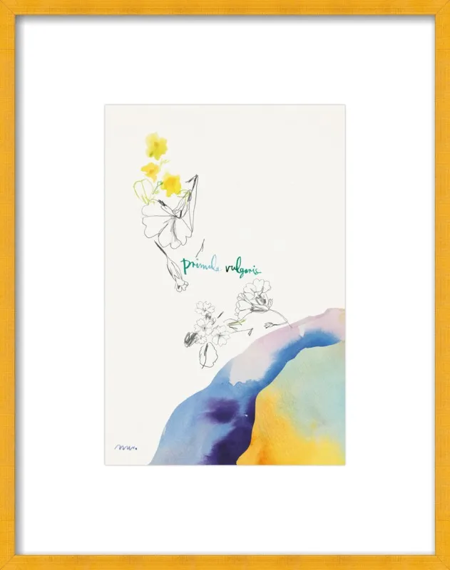 Primula Vulgaris by META WRABER for Artfully Walls