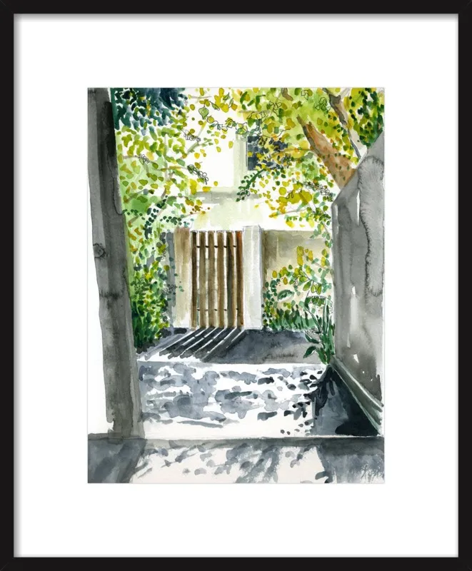 Garden Gate by Miri Eshet for Artfully Walls