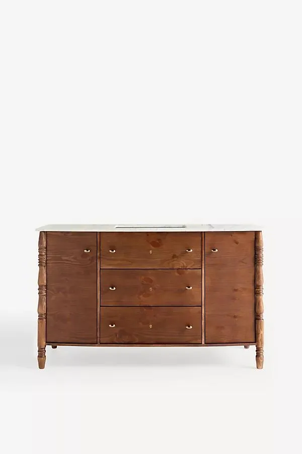 Spindle Single-Wide Bathroom Vanity