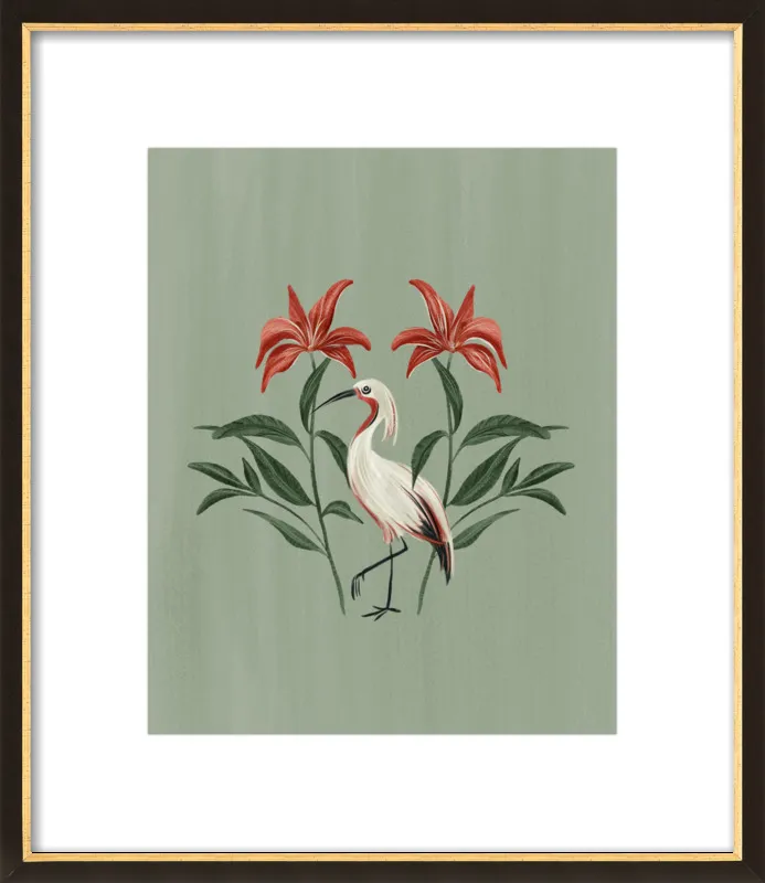 Tropical Crane by Nancy Noreth for Artfully Walls
