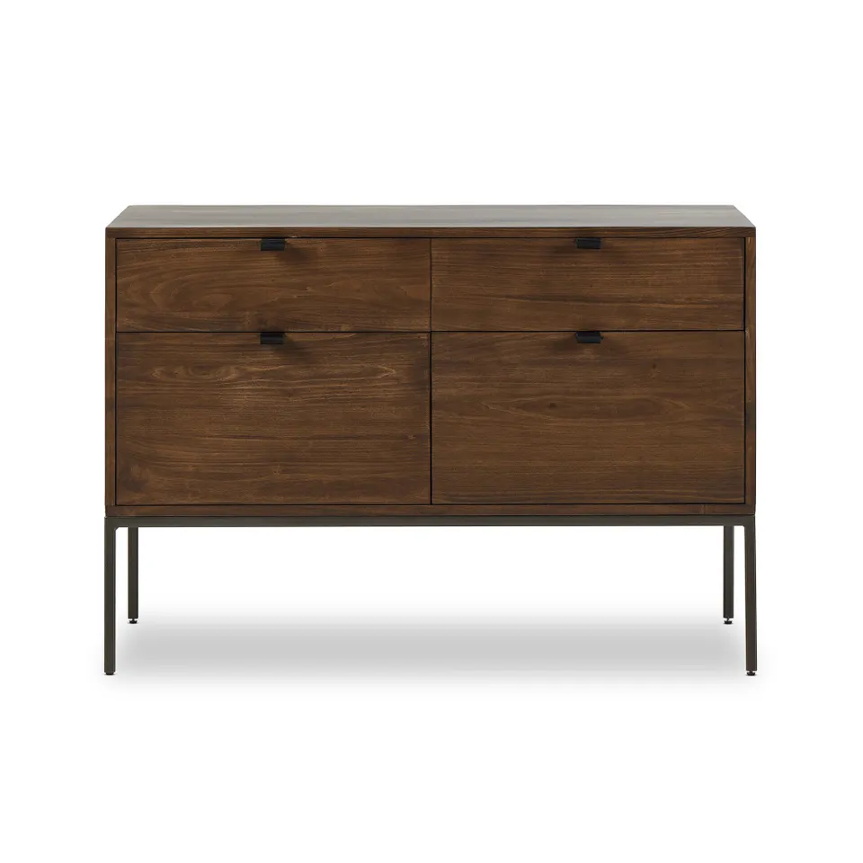 Trey Modular Wide Filing Cabinet - Auburn Poplar