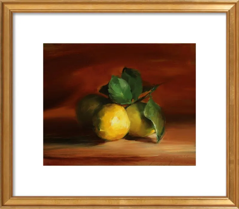 Lemons In Quiet Light by Georgesse Gomez for Artfully Walls