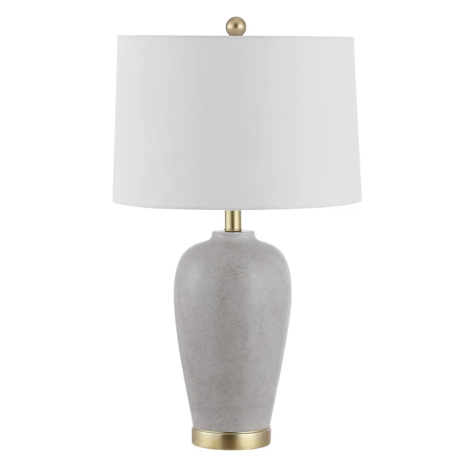Kline 26" Table Lamp With USB - Gray