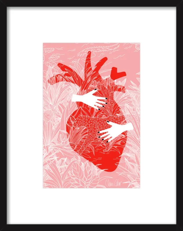REFUGE ROSE by Claire Colin for Artfully Walls