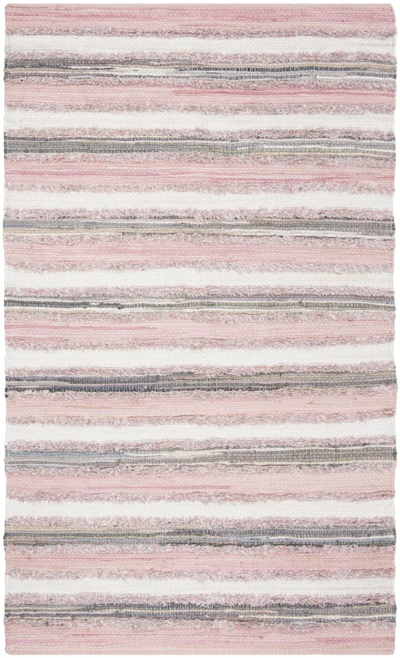 Arlo Home Hand Woven Area Rug, MTK951D, Pink/Multi,  5' X 8'