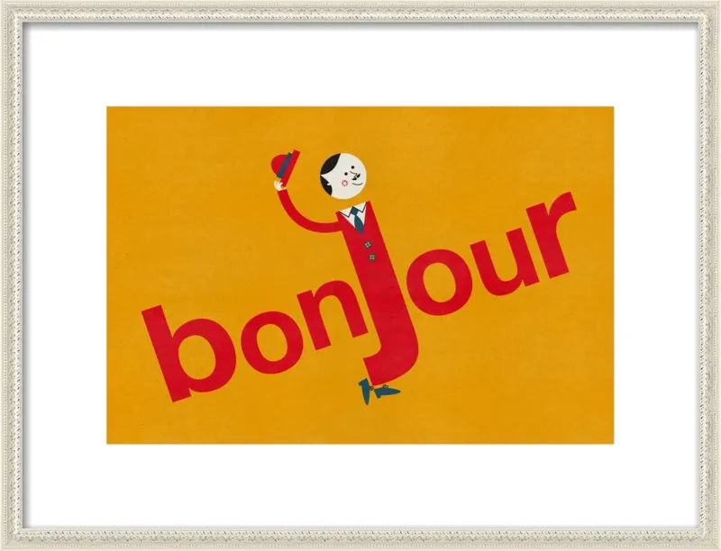 Bonjour by Blanca Gómez for Artfully Walls