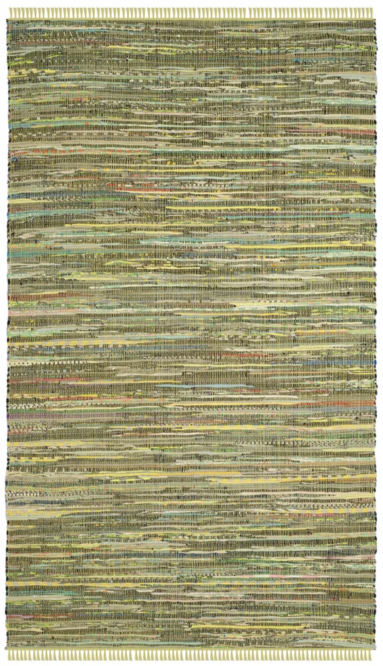 Arlo Home Hand Woven Area Rug, RAR127D, Light Green/Multi,  6' X 9'