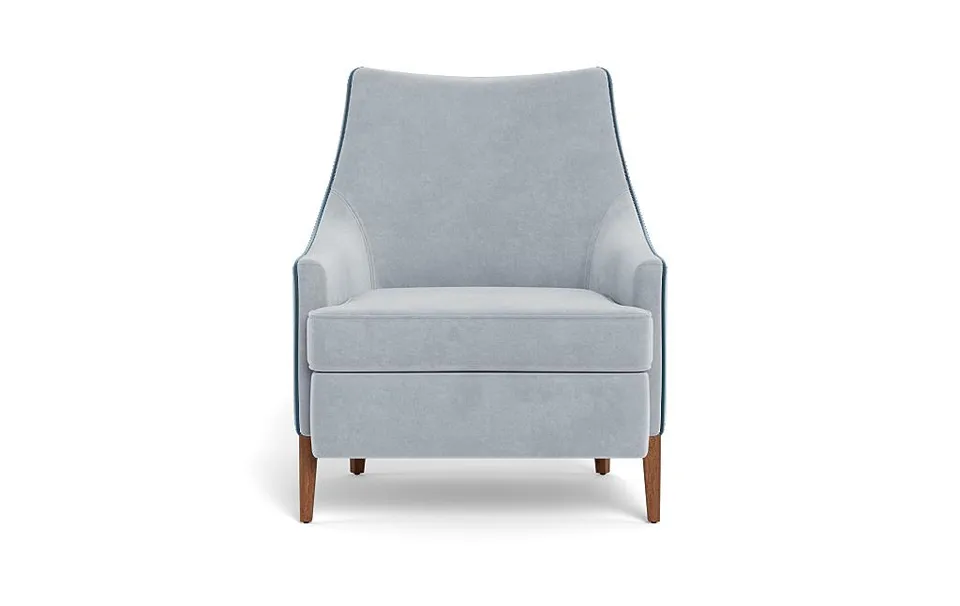 Kingsley Accent Chair with Contrast Piping