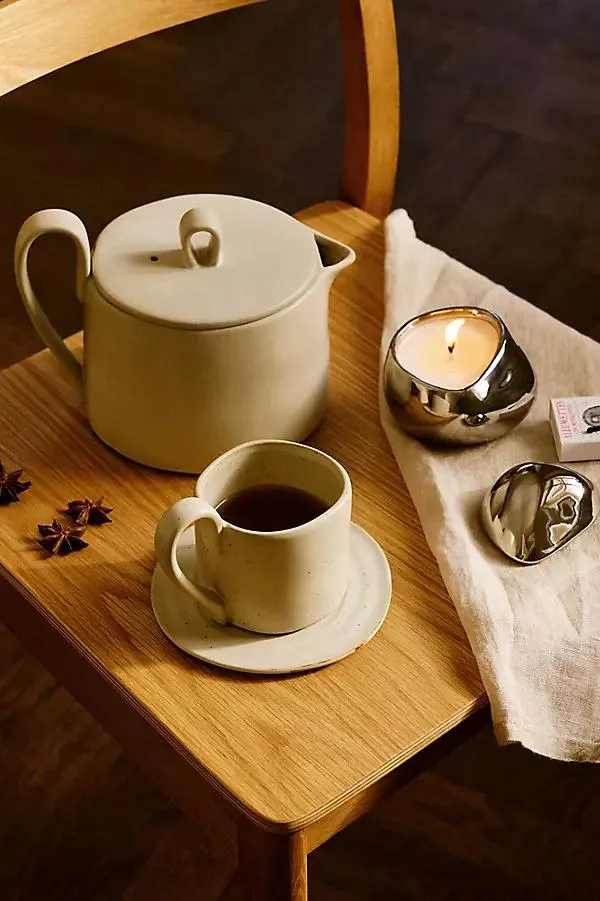 Flow Stoneware Teapot