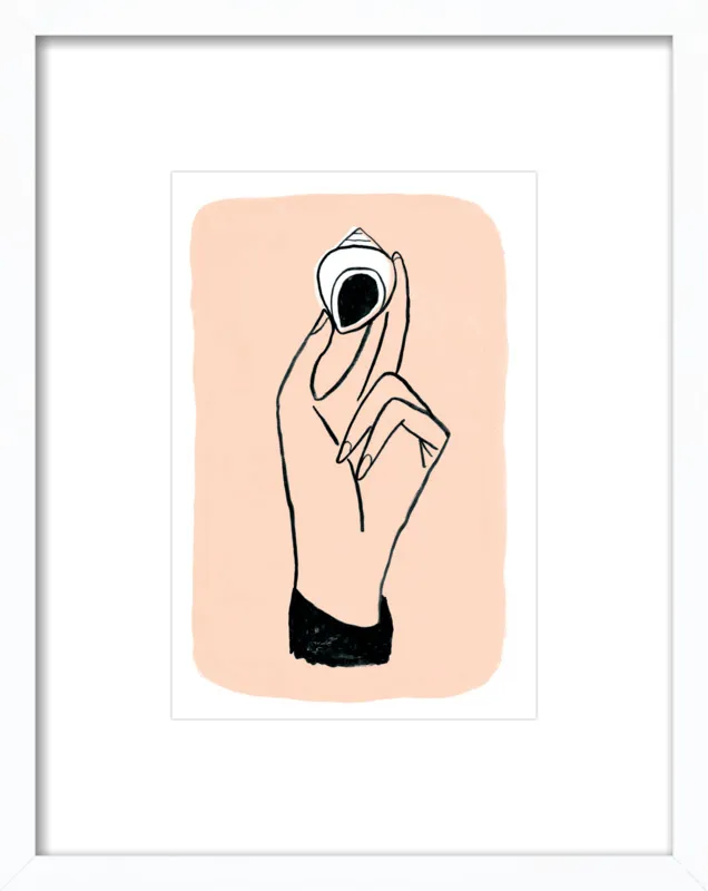 My Hand is My Face by Michael Doyle - Apartment On Belmont for Artfully Walls