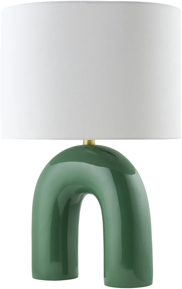 Calvert  Hand Painted 24"H x 15"W x 11"D Accent Table Lamp