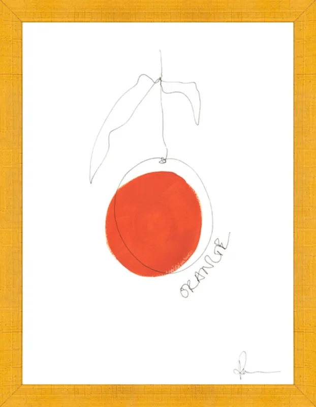 Orange by Polly Mann for Artfully Walls