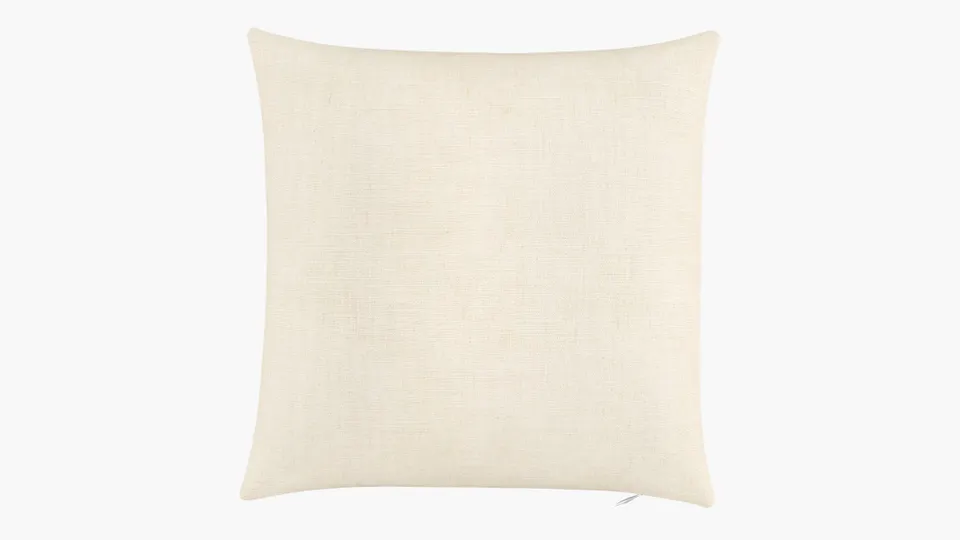 Throw Pillow 18", Talc Everyday Linen, 18" x 18"