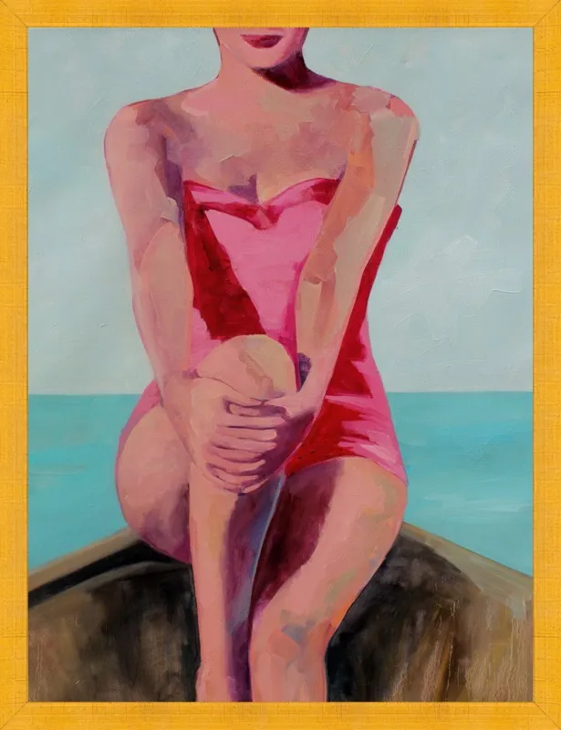 Woman in a Boat by T. S. Harris for Artfully Walls