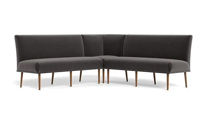 Dorian Upholstered Corner Banquette with Tufting Option