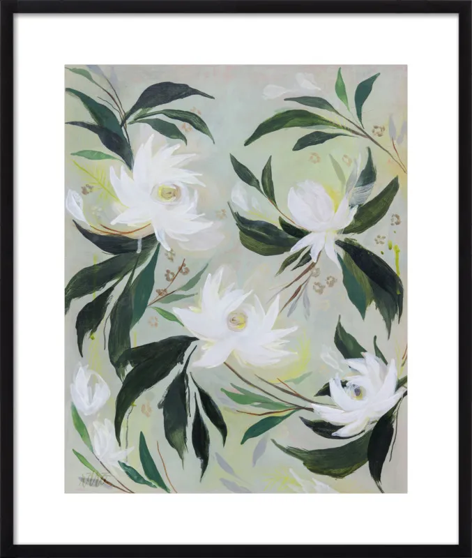 White Gardenia by Rachel Roe for Artfully Walls