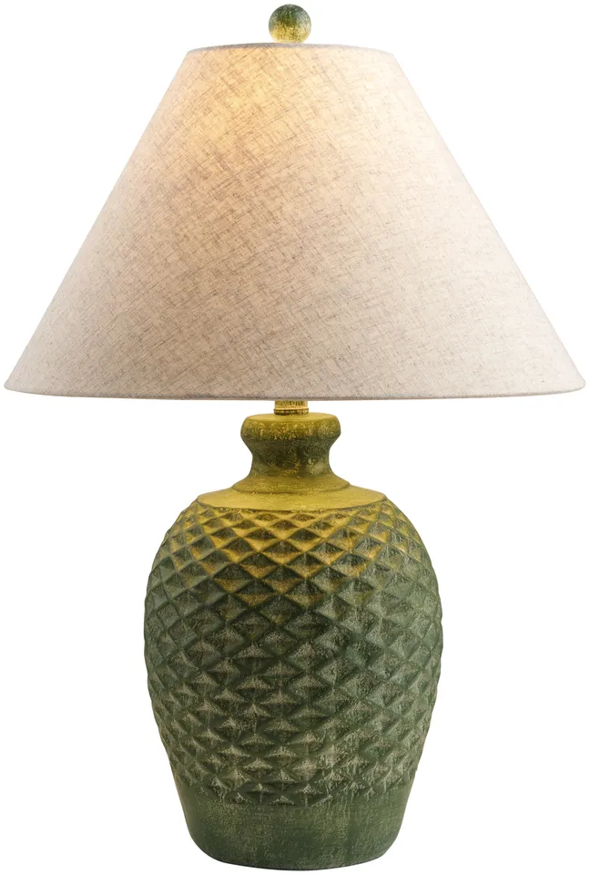 Yosemite  Hand Painted 26"H x 17"W x 17"D Accent Table Lamp