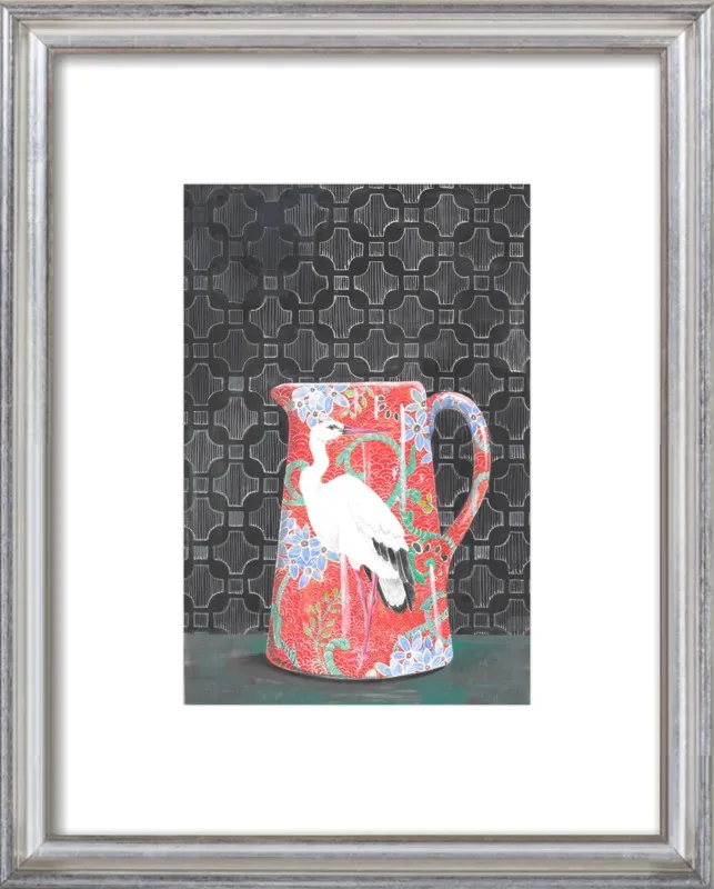 Red Vase by Miri Eshet for Artfully Walls