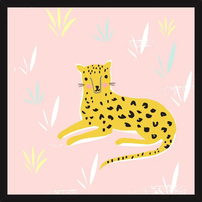 Little Amur Leopard by Lizzie Mackay for Artfully Walls