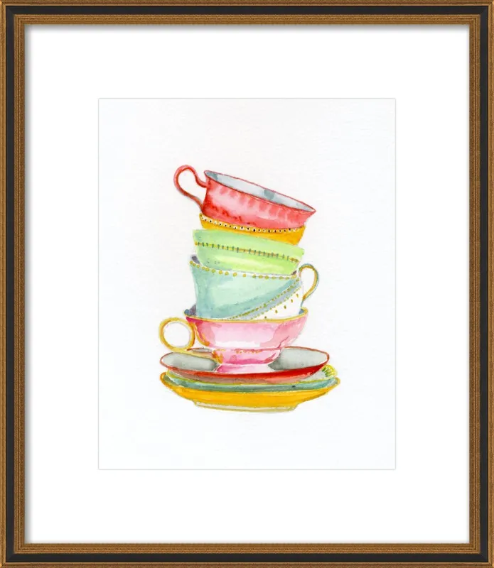 Teacups by Miri Eshet for Artfully Walls