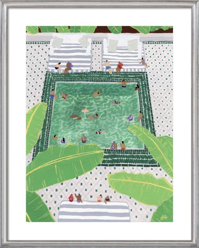 Green Riad by Joanne Ho for Artfully Walls