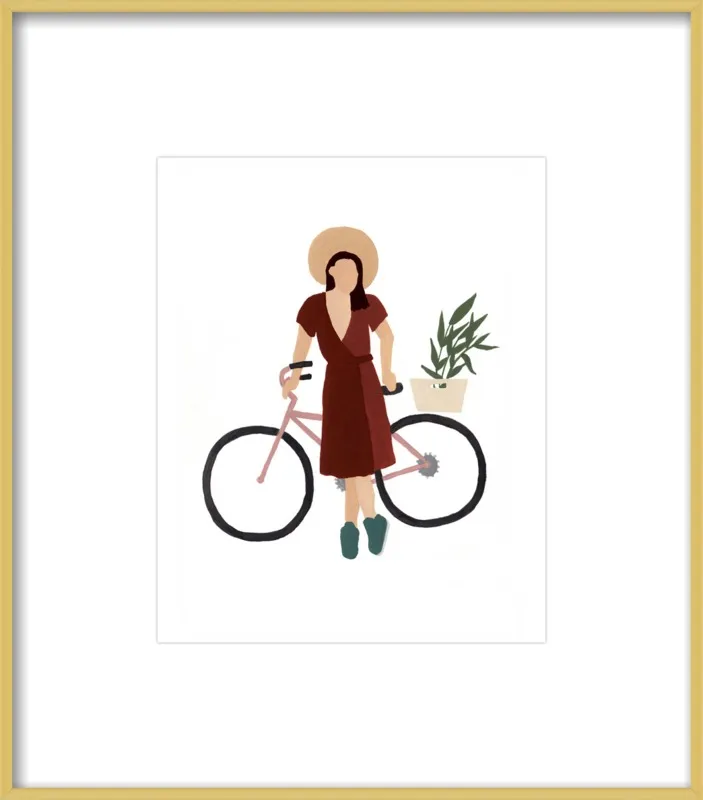 Biking Beauty by Taylor Ann for Artfully Walls
