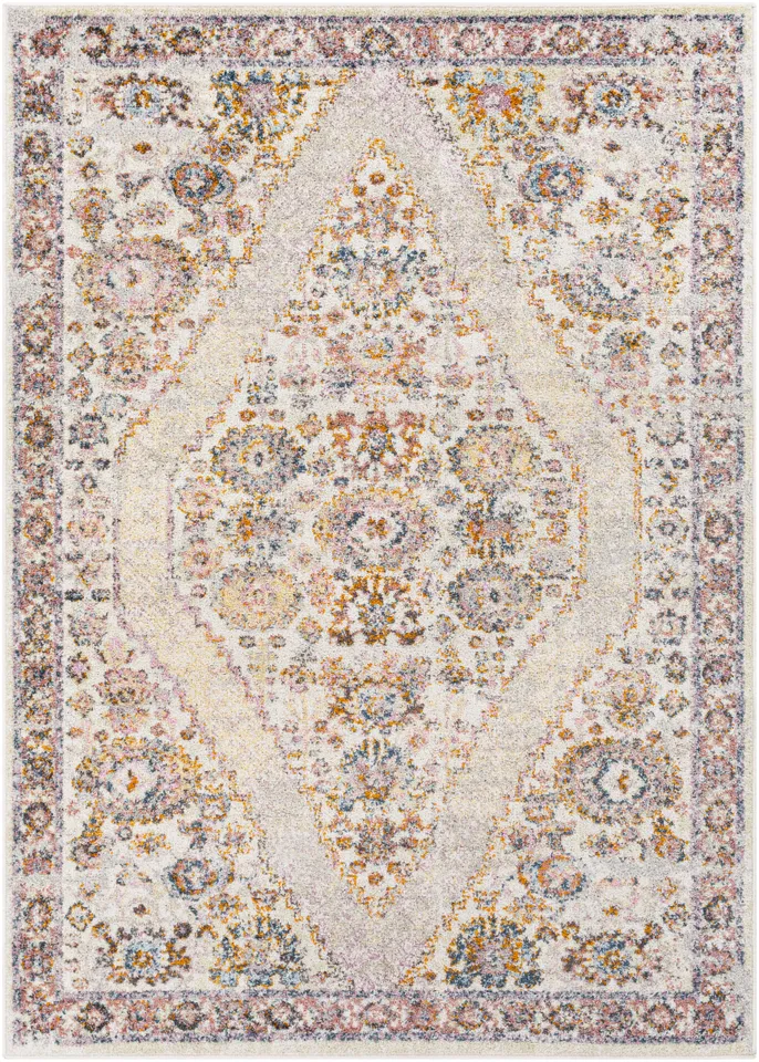 New Mexico Blue Indoor 2' x 3' Machine Woven Rug