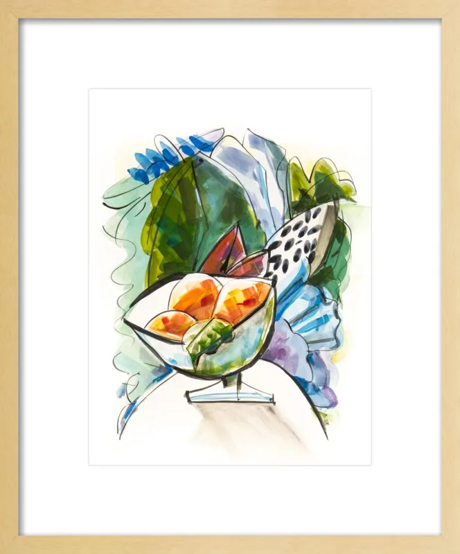 Still life with oranges by Becky Aubry for Artfully Walls