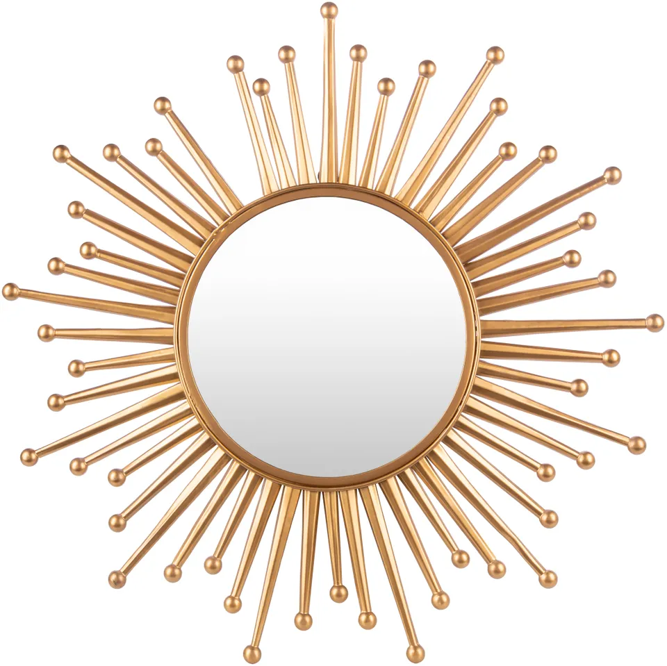 Amon Gold 35"H x 35"W x 1"D Accent Mirror