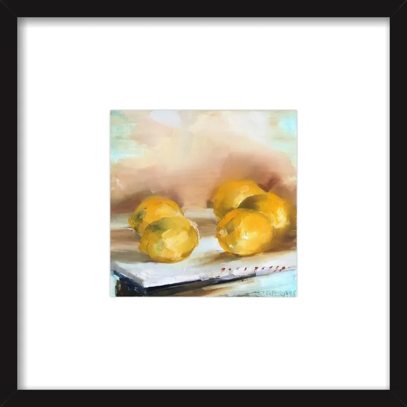 "Lemons" by Georgesse Gomez for Artfully Walls
