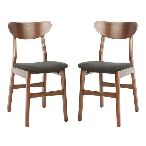 Heitor Retro Upholstered Dining Chair, Set of 2