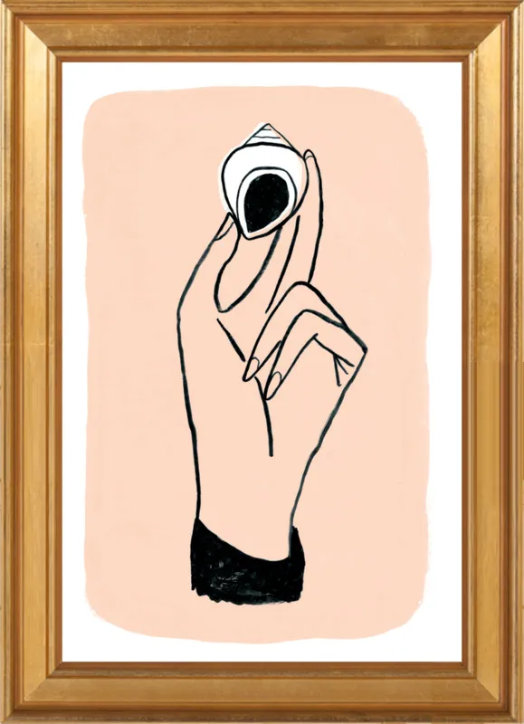 My Hand is My Face by Michael Doyle - Apartment On Belmont for Artfully Walls