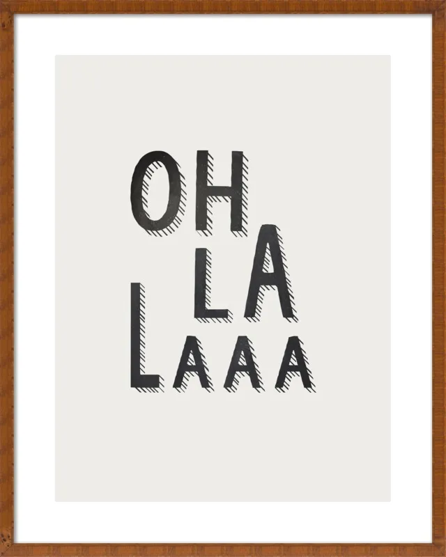 Oh la la by Lonneke de Roos - Kind of Style for Artfully Walls