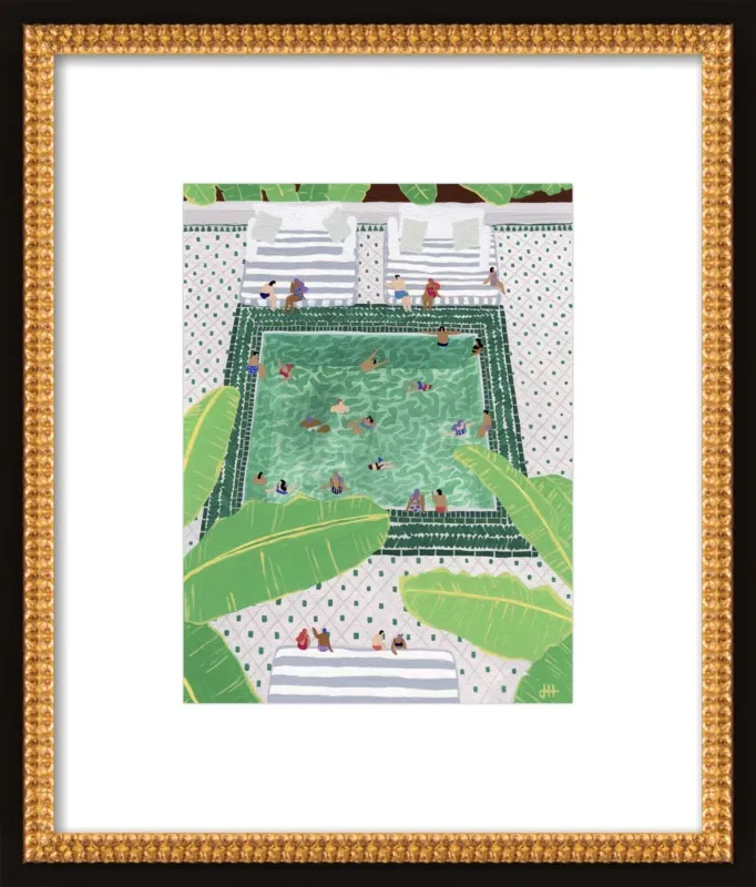 Green Riad by Joanne Ho for Artfully Walls