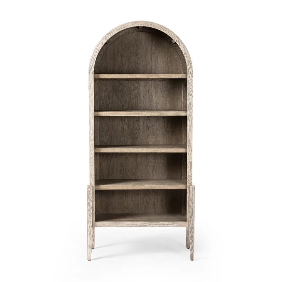 Tolle Bookcase - Rustic White Solid