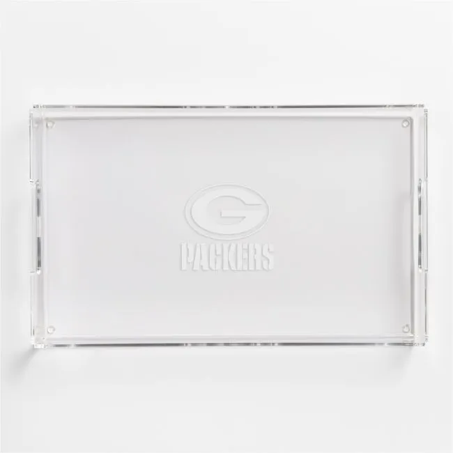 NFL Green Bay Packers Small Rectangle Acrylic Decorative Tray