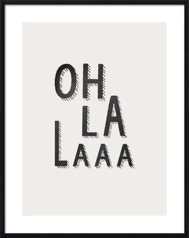 Oh la la by Lonneke de Roos - Kind of Style for Artfully Walls